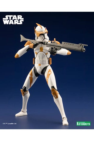 Kotobukiya Star Wars The Clone Wars Estatua ARTFX 1/10 Commander Cody 17 cm