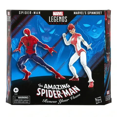 Marvel Legends Series Spider-Man and Marvel’s Spinneret