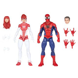 Marvel Legends Series Spider-Man and Marvel’s Spinneret