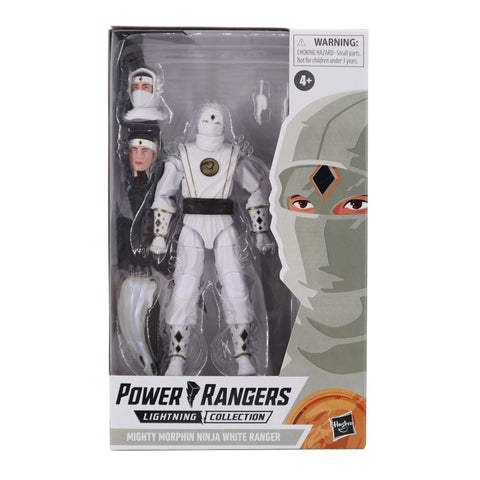 MIGHTY MORPHIN POWER RANGERS LIGHTNING NINJA WHITE RANGER