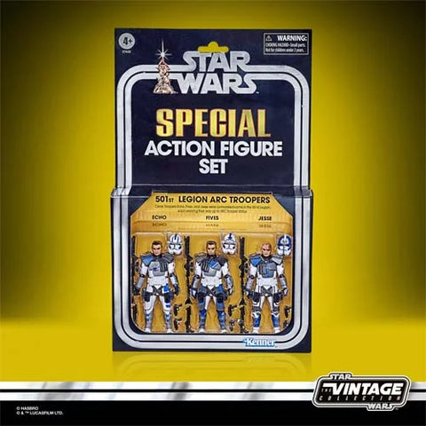 Star Wars The Vintage Collection - The Clone Wars 501st Legion ARC Troopers SDCC 20