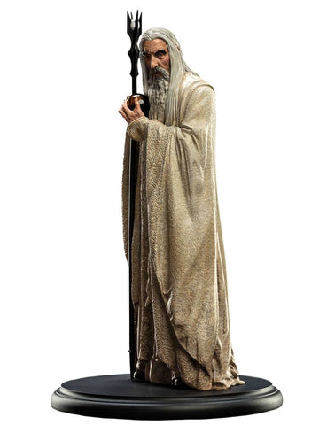 Weta El Señor de los Anillos Estatua Saruman el Blanco 19 cm